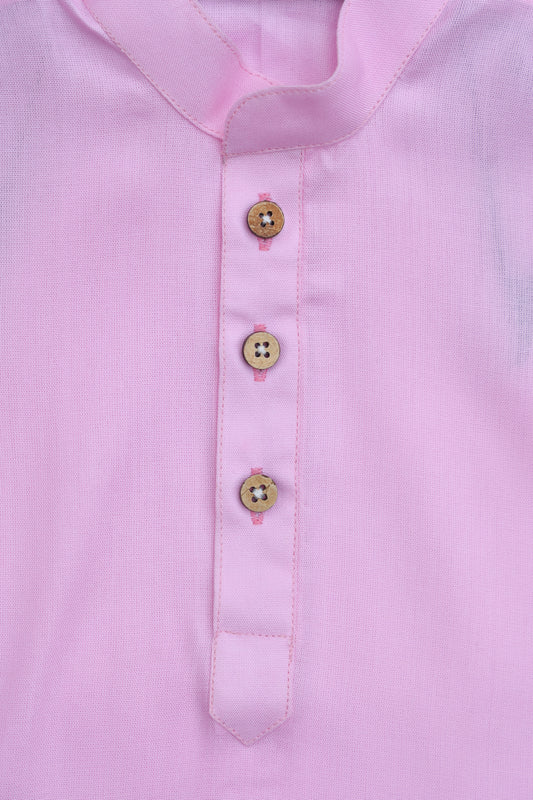 COTTON CANDY PINK KURTA & PAJAMA SET