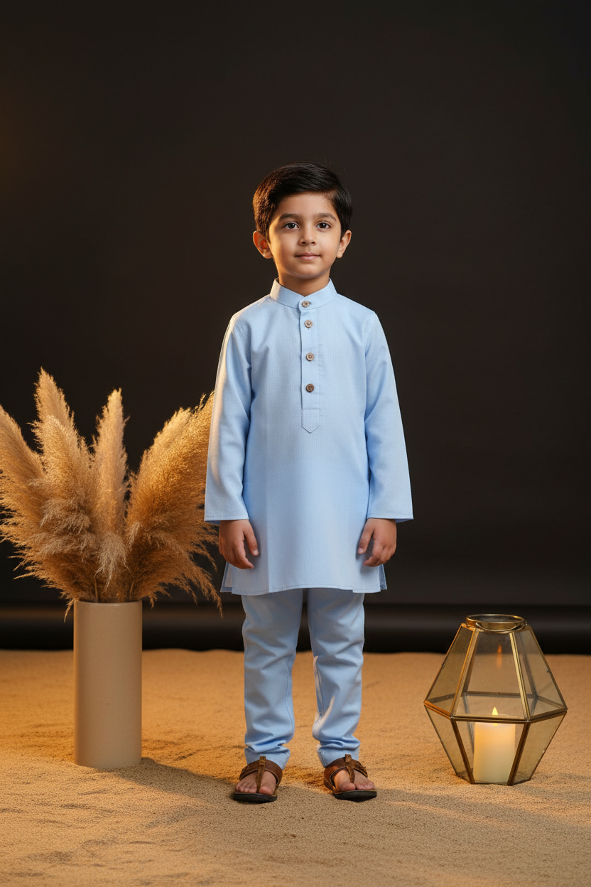 BLUE LAGOON KURTA & PAJAMA SET