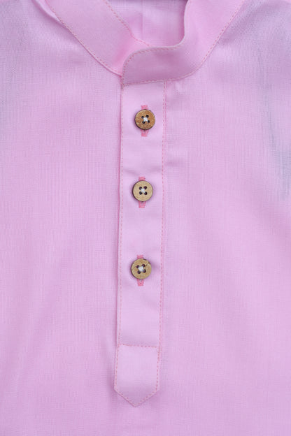 COTTON CANDY PINK KURTA & PAJAMA SET