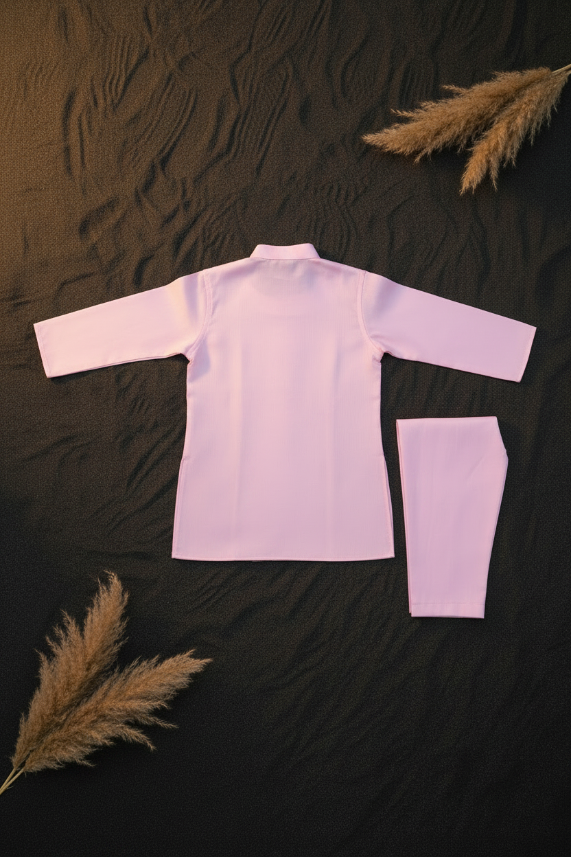 COTTON CANDY PINK KURTA & PAJAMA SET