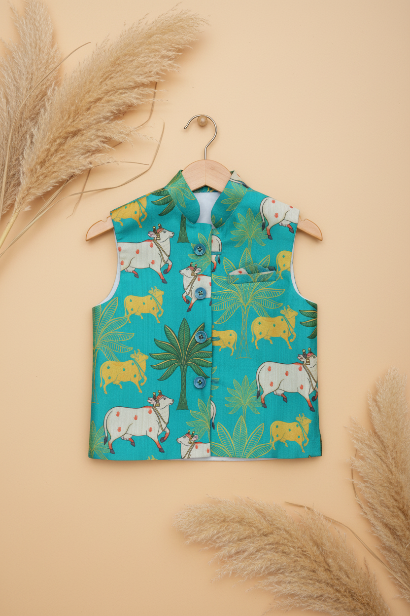 MOO & MEADOW PRINTED BUNDI