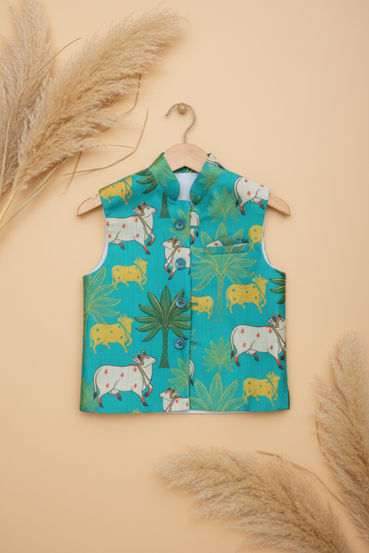 MOO & MEADOW PRINTED BUNDI