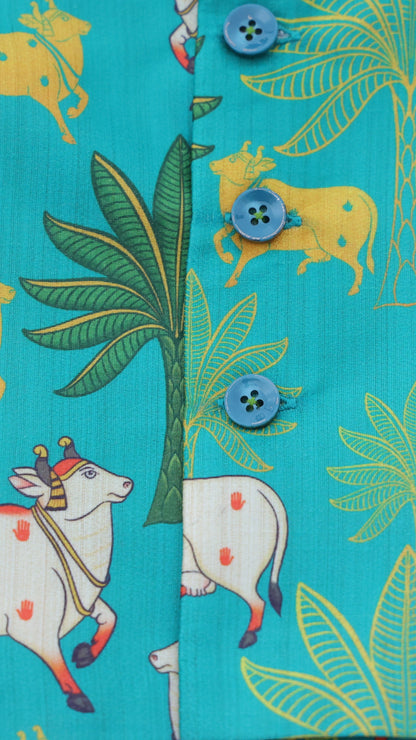 MOO & MEADOW PRINTED BUNDI