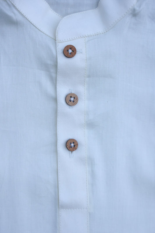 BUTTER CREAM BEIGE KURTA & PAJAMA SET