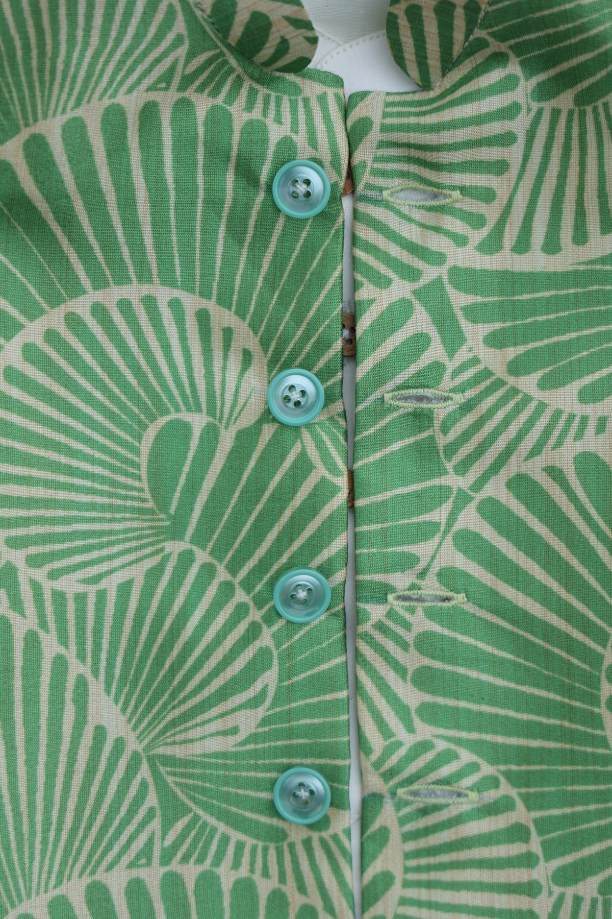 EMERALD CANOPY PRINTED BUNDI