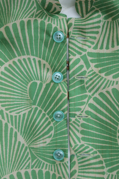 EMERALD CANOPY PRINTED BUNDI