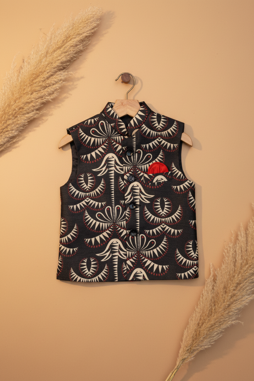 MIDNIGHT MAJESTY PRINTED BUNDI