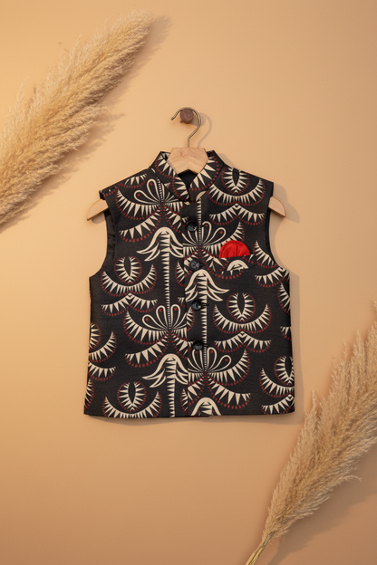 MIDNIGHT MAJESTY PRINTED BUNDI