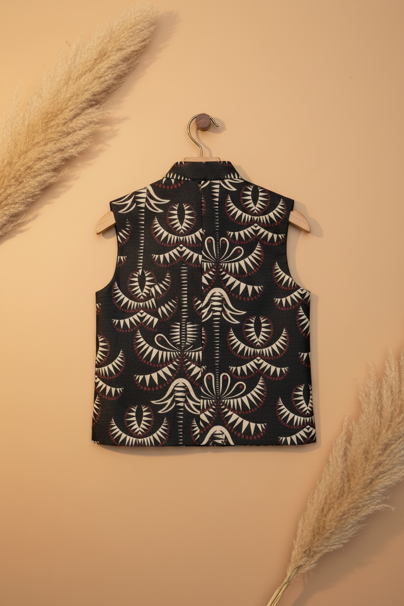 MIDNIGHT MAJESTY PRINTED BUNDI