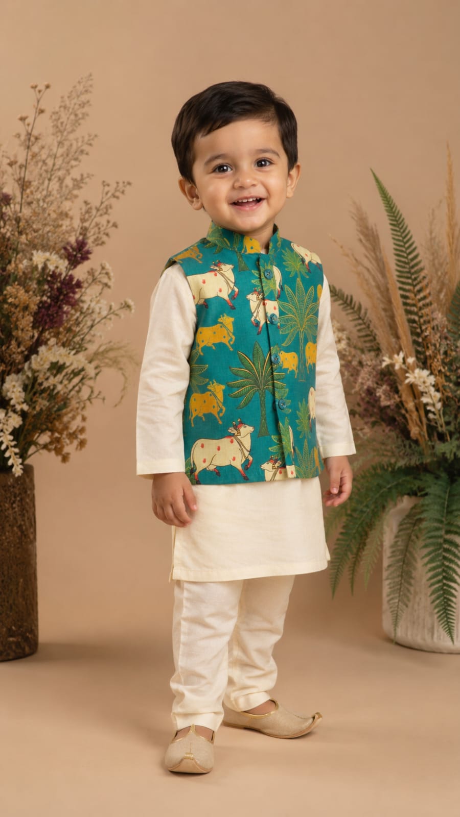 MOO & MEADOW PRINTED BUNDI